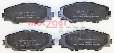 SET PLACUTE FRANA FRANA DISC METZGER 1170443 1