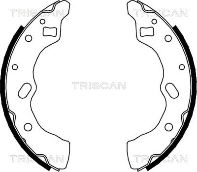 TRISCAN 8100 50556 Ремкомплект барабанных колодок  для MAZDA 121 II (DB) 1.3 i 16V