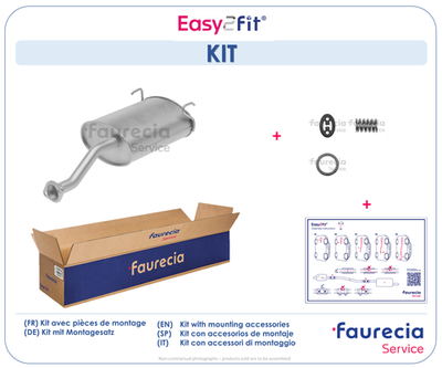 Faurecia FS33408 Глушитель выхлопных газов  для HONDA CIVIC VII Hatchback (EU, EP, EV) 1.4 iS (EP1)