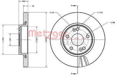 Brake Disc 6110600