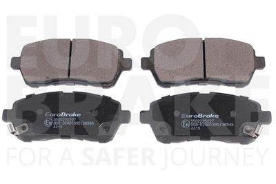 Комплект тормозных колодок, дисковый тормоз EUROBRAKE 5502225227 для DAIHATSU SIRION