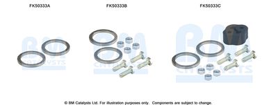 Монтажен комплект, изпускателна тръба BM Catalysts FK50333