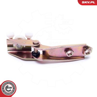 Ritinėlio kreiptuvas, atstumiamos durys