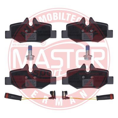 Zestaw klocków hamulcowych, hamulce tarczowe MASTER-SPORT GERMANY 13046038212N-SET-MS