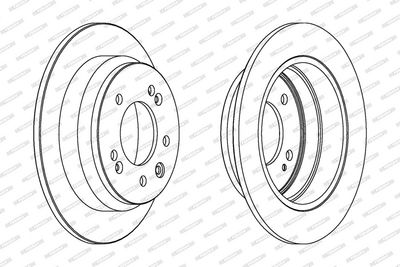 DISC FRANA FERODO DDF1618C 1