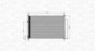 CONDENSATOR CLIMATIZARE MAGNETI MARELLI 350203767000 1