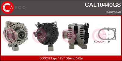 Генератор CASCO CAL10440GS для VOLVO C70