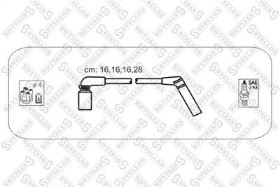 Комплект проводов зажигания STELLOX 10-38569-SX для DAEWOO MATIZ