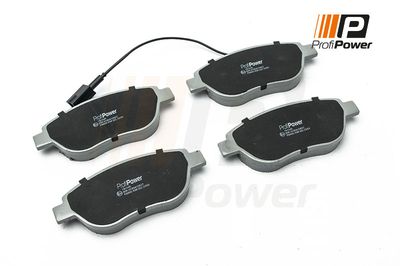 Комплект тормозных колодок, дисковый тормоз ProfiPower 1B1045 для FIAT STILO