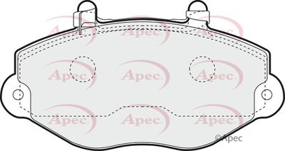 Brake Pad Set APEC PAD1106