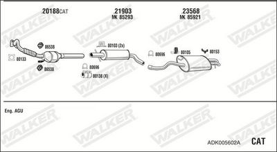 Изпускателна система WALKER ADK005602A