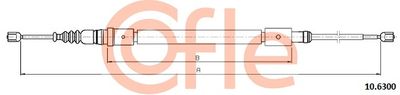 Тросик, cтояночный тормоз COFLE 10.6300 для CITROËN C4