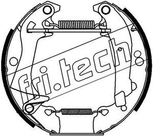 Комплект тормозных колодок fri.tech. 16131 для RENAULT 16