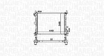 MAGNETI MARELLI Kühler, Motorkühlung