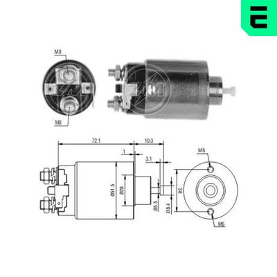 Elektromagnetický spínač, startér ERA ZM790