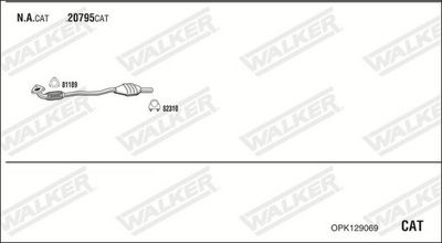 ABGASANLAGE WALKER OPK129069