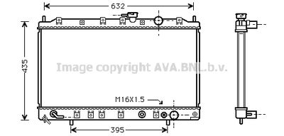 PRASCO MT2127 Крышка радиатора для MITSUBISHI SPACE