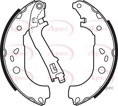 Brake Shoe Set APEC SHU686