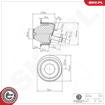 Zavěšení motoru ESEN SKV 75SKV173