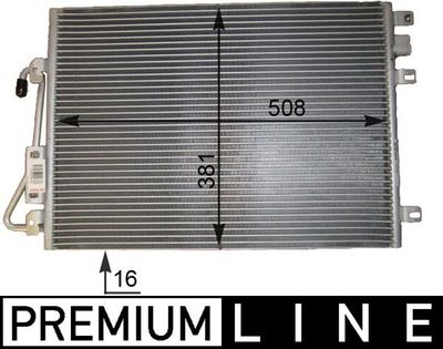 Skraplacz, klimatyzacja MAHLE AC 802 000P