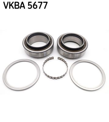 Wiellager kit ((EN) with metal seal)