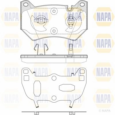 Brake Pad Set NAPA PBP7818