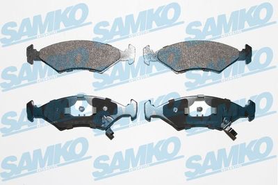 Комплект тормозных колодок, дисковый тормоз SAMKO 5SP1067 для KIA SEPHIA