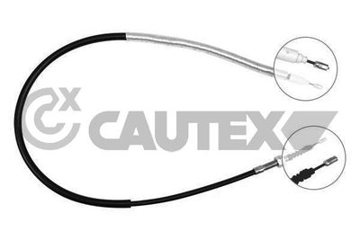 Тросик, cтояночный тормоз CAUTEX 038256 для CITROËN XANTIA