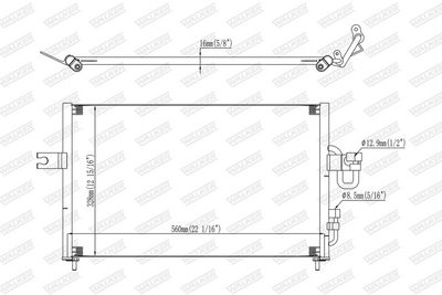 CONDENSATOR CLIMATIZARE WALKER WCD00246 6