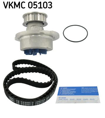 Водяной насос + комплект зубчатого ремня SKF VKMC 05103 для OPEL MANTA