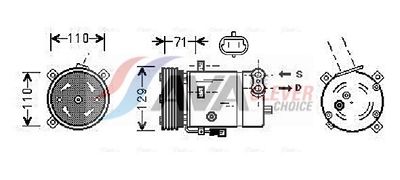 COMPRESOR CLIMATIZARE AVA Clever Choice OLAK276