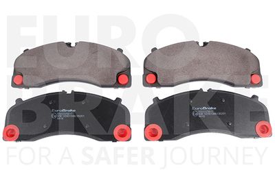 Комплект тормозных колодок, дисковый тормоз EUROBRAKE 5502225617 для PORSCHE CAYMAN