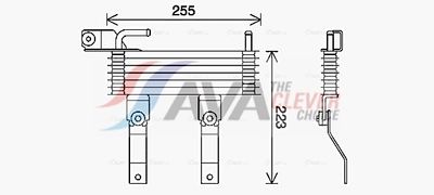 RADIATOR RACIRE ULEI CUTIE DE VITEZE AUTOMATA AVA Clever Choice HY3369