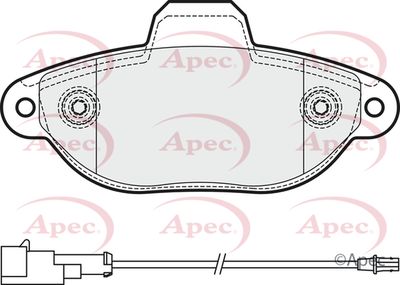 Brake Pad Set APEC PAD1897