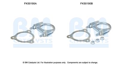 Montážní sada, výfuková trubka BM CATALYSTS FK50190