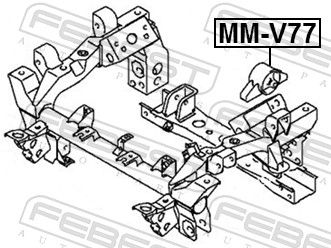RULMENT DIFERENTIAL FEBEST MMV77 1