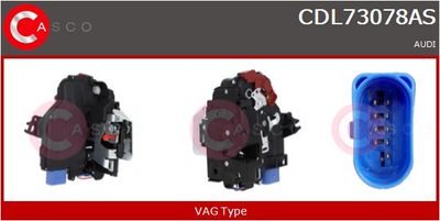 Zámek dveří CASCO CDL73078AS