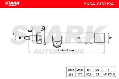 амортисьор STARK SKSA-0132194