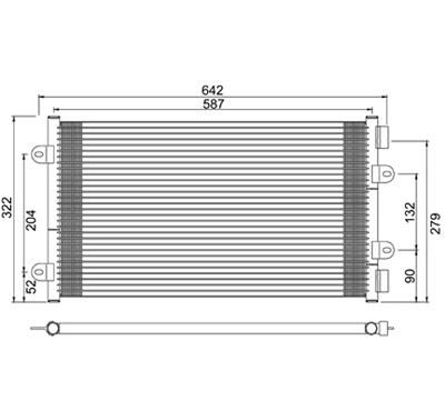 Конденсатор, кондиционер PowerMax 7110227 для SKODA FELICIA