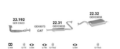 SISTEM DE ESAPAMENT POLMO POLMO00877