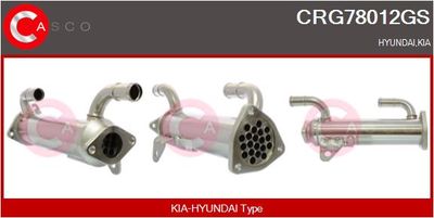 Chladič, recirkulace spalin CASCO CRG78012GS