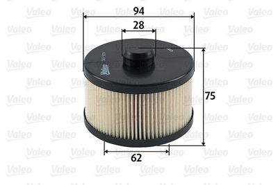 VALEO 587929 Паливний фільтр для CHRYSLER (Крайслер)