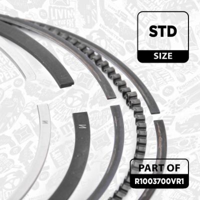 SET SEGMENTI PISTON ET ENGINETEAM R1003700VR1 2