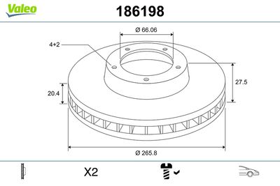 DISC FRANA VALEO 186198