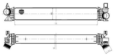 INTERCOOLER COMPRESOR NRF 309034 4