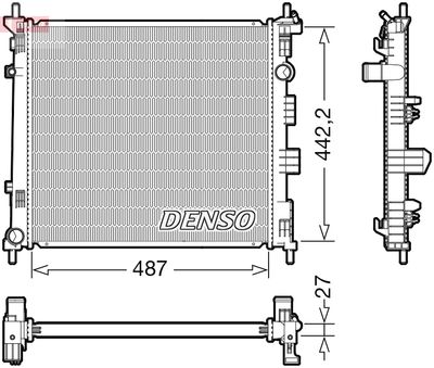 DENSO DRM46070 Крышка радиатора  для NISSAN NV200 (Ниссан Нв200)
