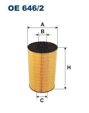 Oljefilter FILTRON OE 646/2