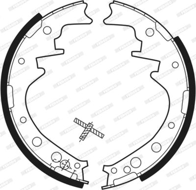 SET SABOTI FRANA FERODO FSB184 1