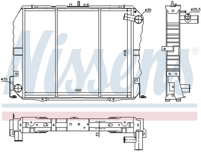 RADIATOR RACIRE MOTOR NISSENS 64778 4