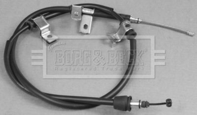 Тросик, cтояночный тормоз BORG & BECK BKB2997 для HYUNDAI GETZ